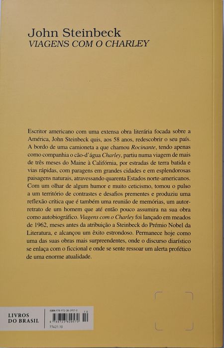 Viagens com o Charley de John Steinbeck