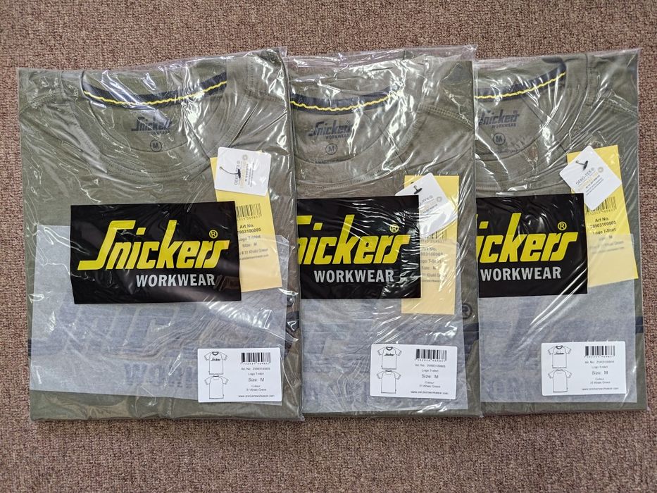 3-pack 2590 Snickers Logo M  t-shirt trzypak koszulek Snickers