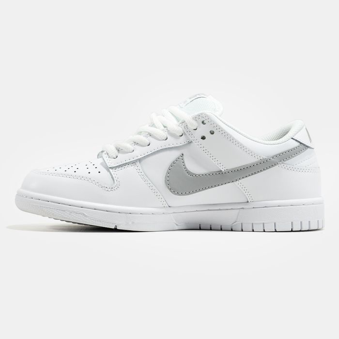 Кросівки Кроссовки Nike SB Dunk Low x Supreme White Белый Білий Кросовки повсякденні
