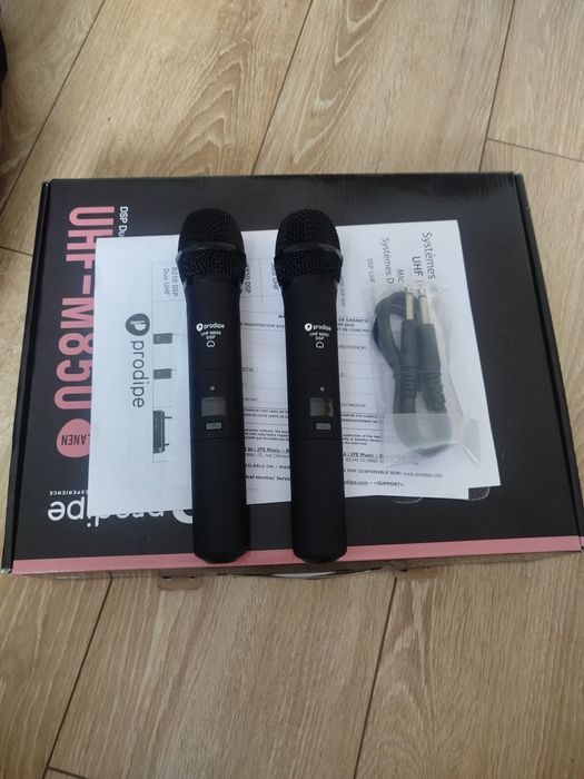 Mikrofony bezprzewodowe Prodipe M 850 UHF DSP Duo