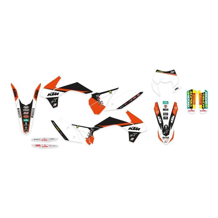 kit autocolantes blackbird kit ktm trophy 19 ktm exc / sx