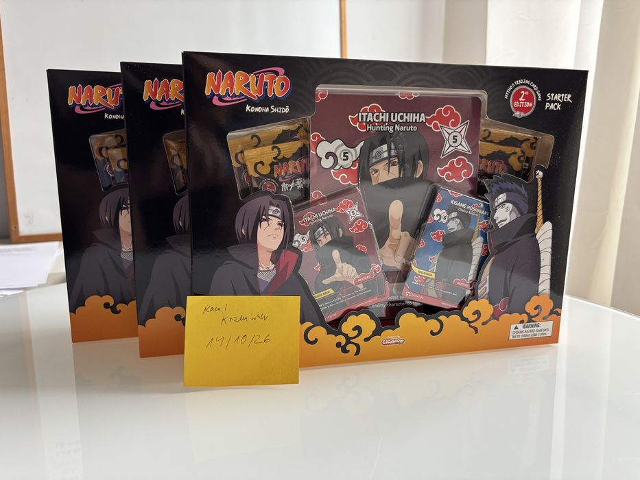 Naruto TCG: First Set 2nd Edition Special Pack Itachi 4 sztuki