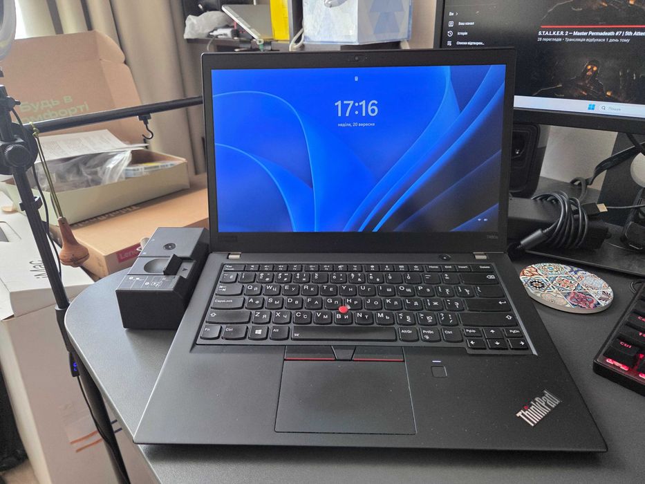 Ноутбук Lenovo ThinkPad T480s 20L7004MRT + Ultra docking station