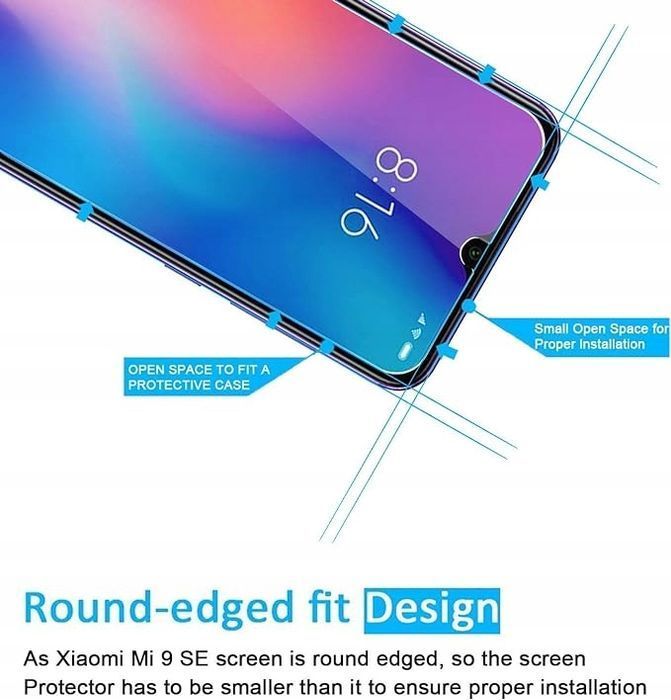 Szkło hartowane 9H do Xiaomi Mi 9 SE i Mi Play 3 szt. 589