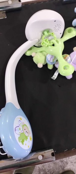 Música e luz para cama