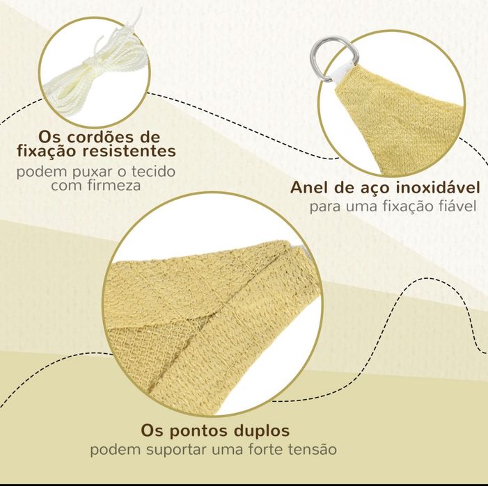 Toldo vela 6x4m
