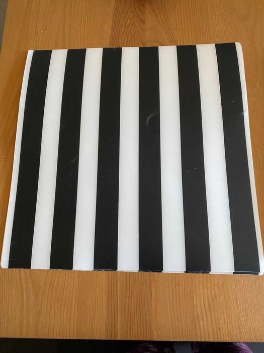 2 individuais preto e branco zara home