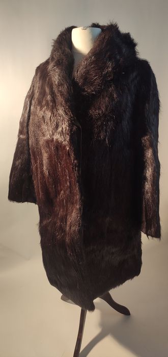 Futro vintage z nutrii, lata 60., PRL, stan bardzo dobry, Warszawa