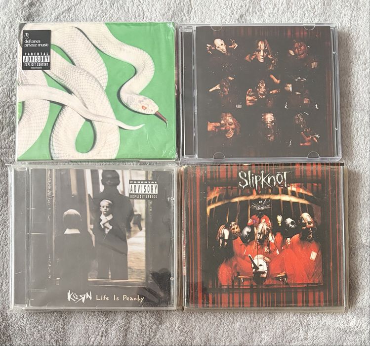 CD компакт диски Slipknot, Deftones.