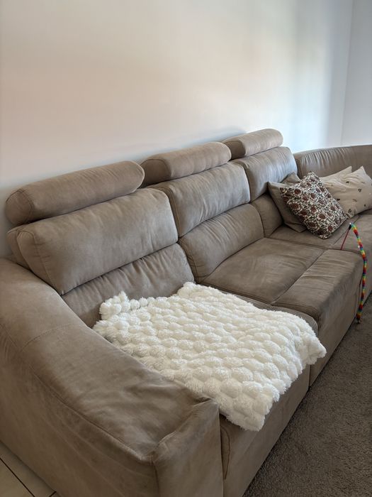 Sofá com canto negociável