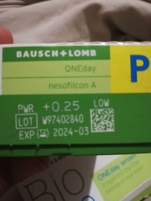 Lentes de contacto de uso diario
