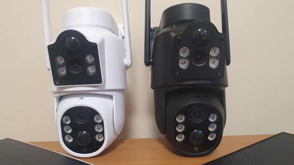 Подвійна IcSee PTZ 3/4/6/8мр IP уличная Wi-Fi камера XMEYE