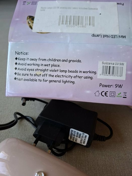 Lampa ledwo do utwardzania paznokci hybrydowe