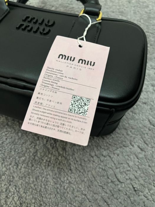 Miu miu torebka czarna