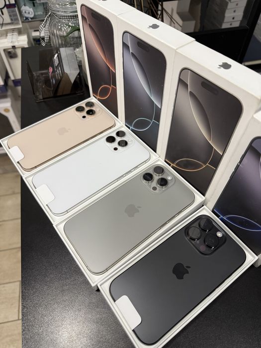 New Open iPhone 16 pro max 256gb natural, white, desert, black