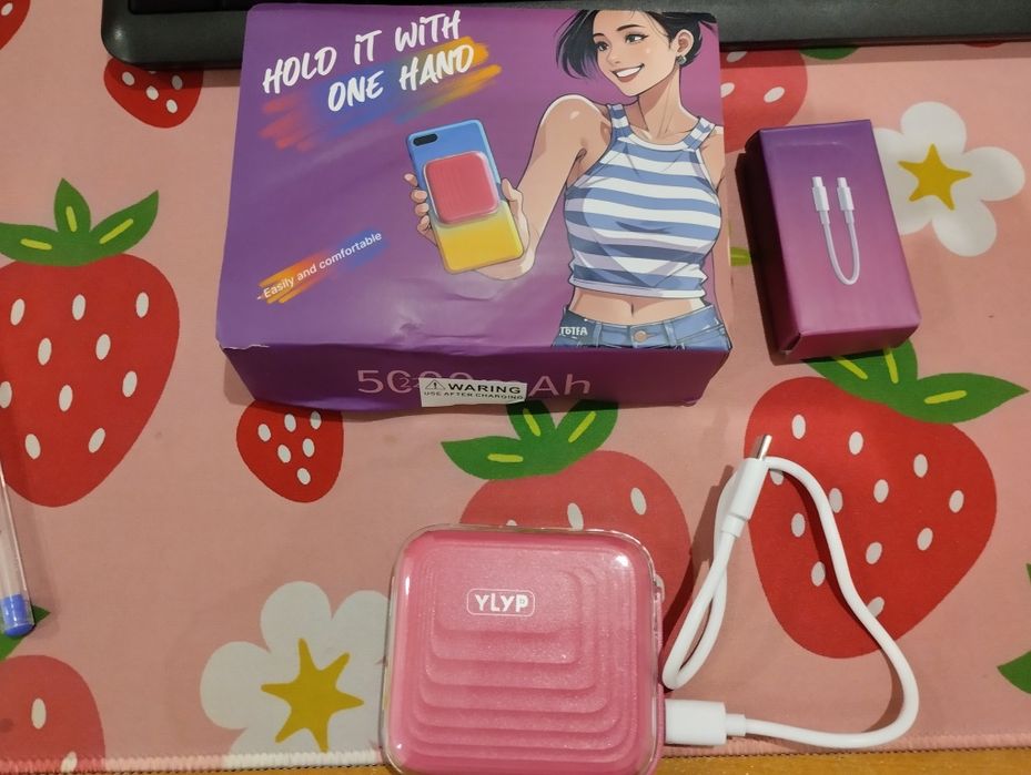 Powerbank magnético. Novo em caixa com carregador