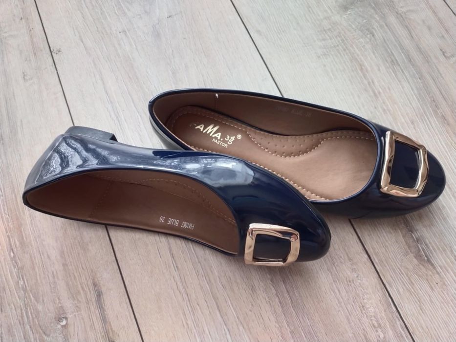 Balerinki lakierowane rozm 36 NOWE
