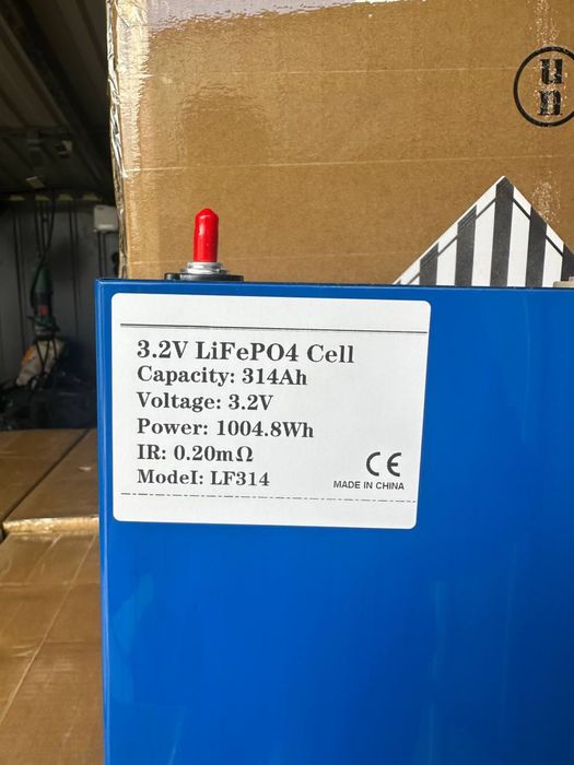 LiFePo4  Ячейки  Eve  314  ah  акумулятори  АКБ   3.2 V  Grade A  280 ah  комірки  ічейки  105 ah  Desay  Aesc 315