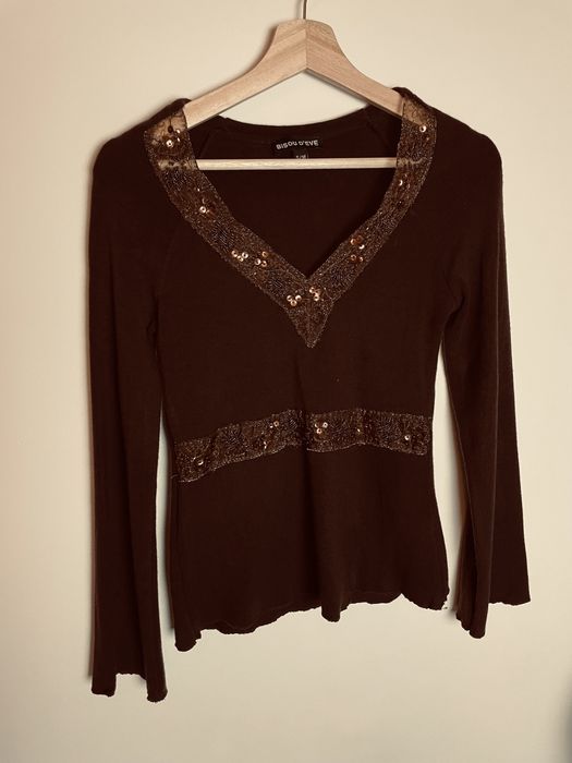 Camisola em malha com detalhes (cerimonia)