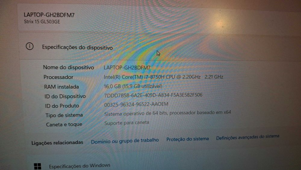 Portátil Gaming ASUS ROG GL503GE