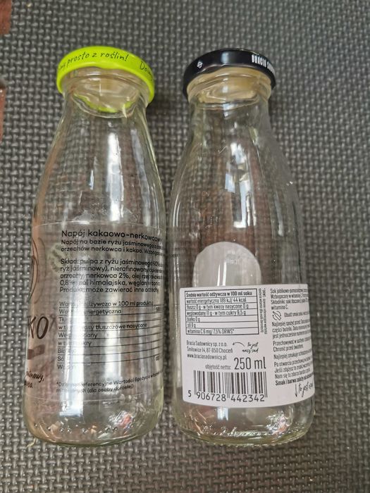 250ml butelki na sok 10 szt  kolekcja