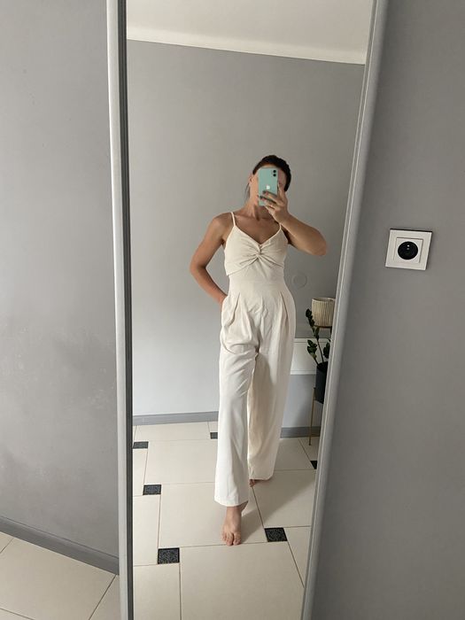 Брюки прямі zara/комбінзон палаццо