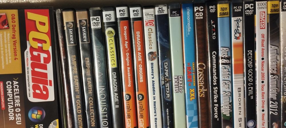 Jogos para PC alguns novos, alguns raros