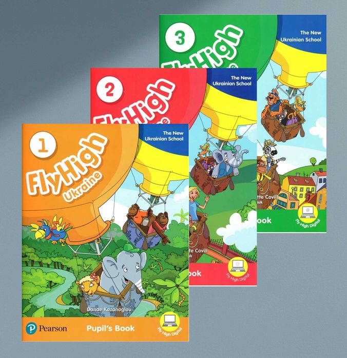 Fly High 2 Ukraine - англійська мова, книга для школи