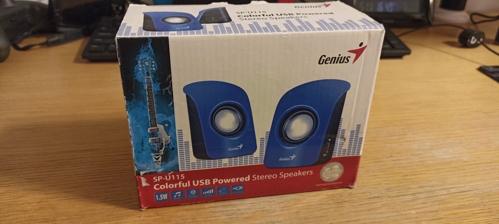 głośniki mobilne komputerowe zasilane USB nowe fabrycznie