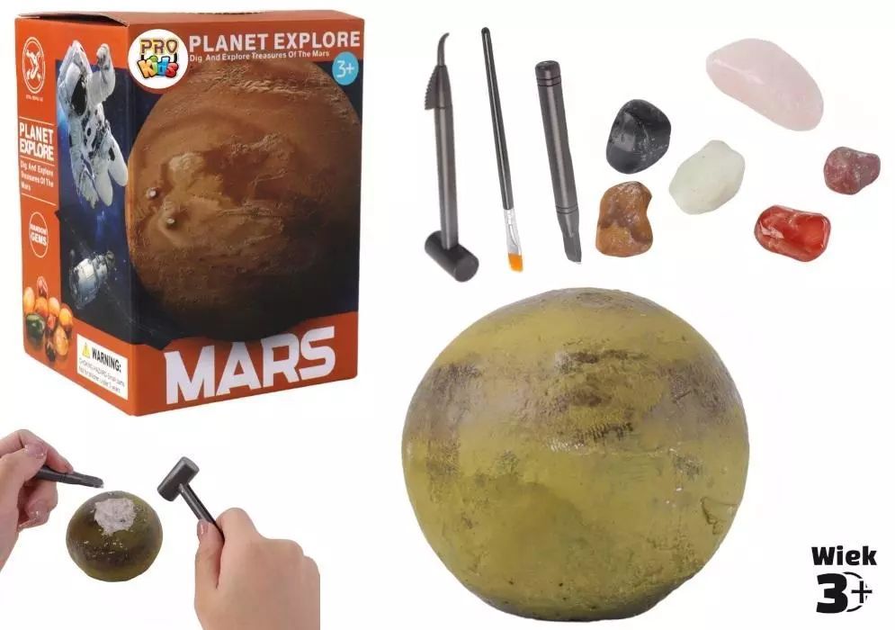 Wykopaliska minerałów planeta Mars. Nowy Produkt