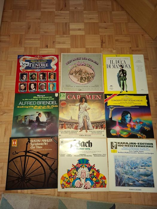 Różne płyty winylowe