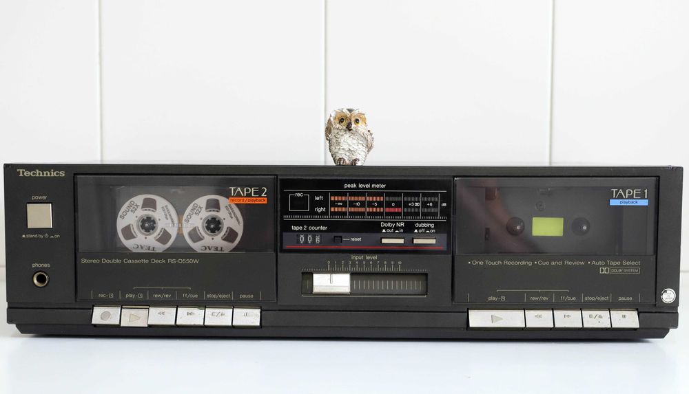 Techncis RS-D550W Duplo Tape Deck Cassetes