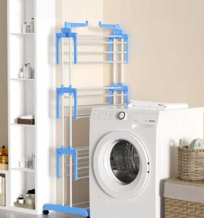 Вертикальная многоярусная сушилка для одежды складная. Сушарка одягу