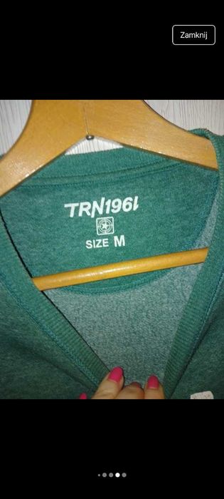 Zielona bluza bawełniana