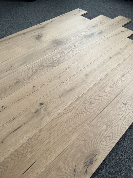 Deska Drewniana Dąb Rustic 15x190x2000mm 4faza, Olej UV x2 POSEN