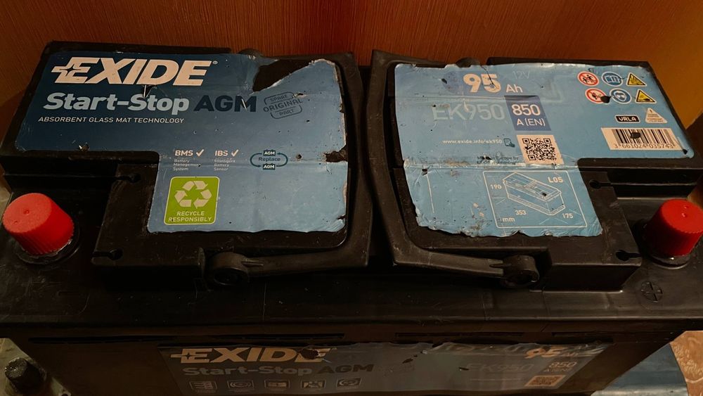 Exide 95 акб 850Ah Agm