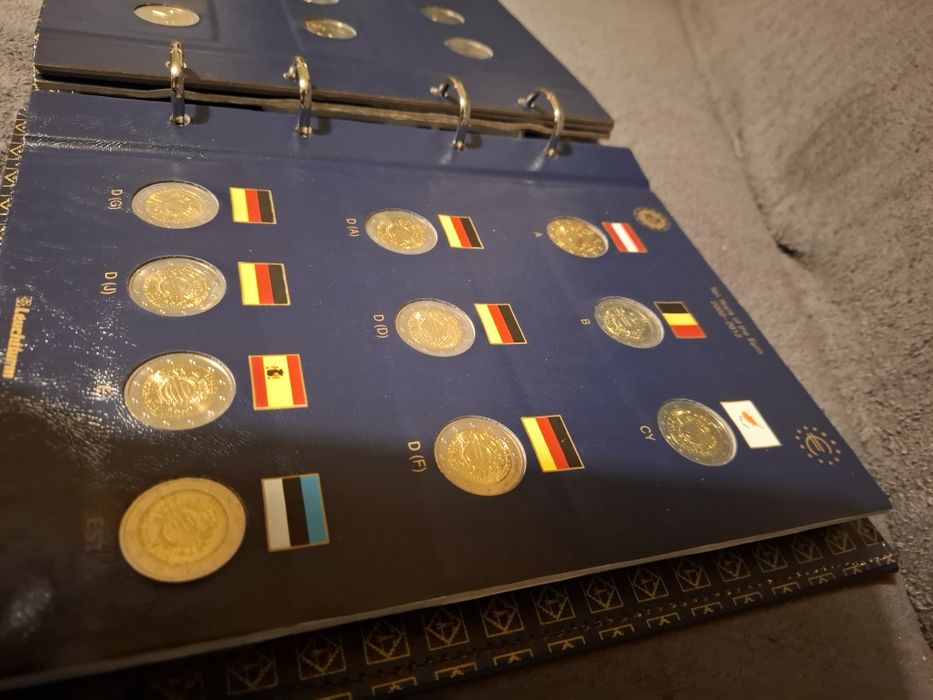 Zestaw klaser monet niemieckich kolekcjonerskich 2 euro