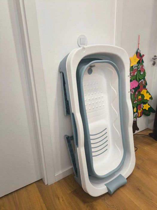 Banheira Dobrável e Portátil 118×60×50 cm