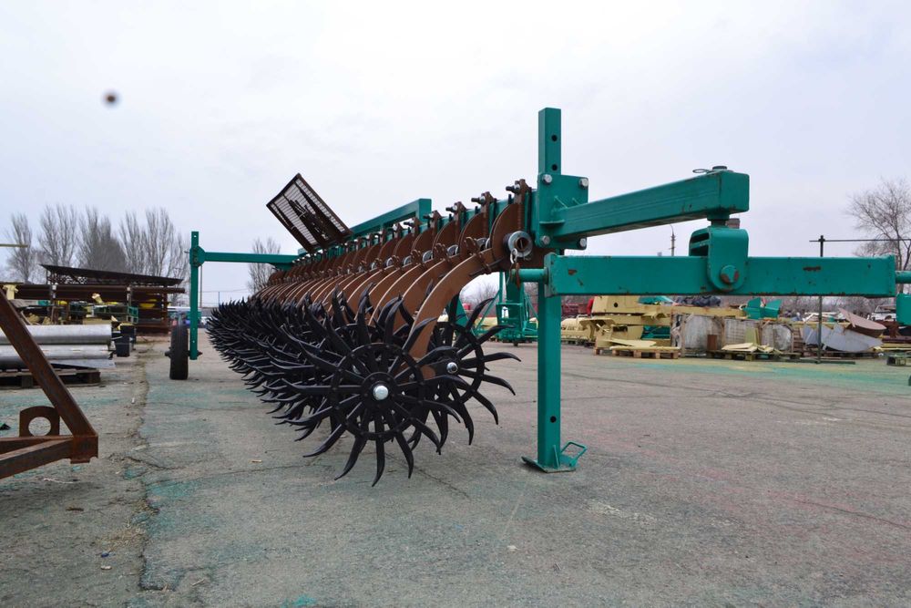 НОВА Борона ротаційна БР-6, мотика гідравлічна,  борона 6метрів