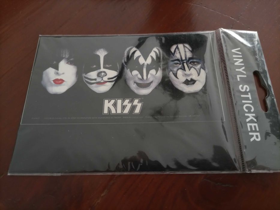 Autocolante banda de rock KISS