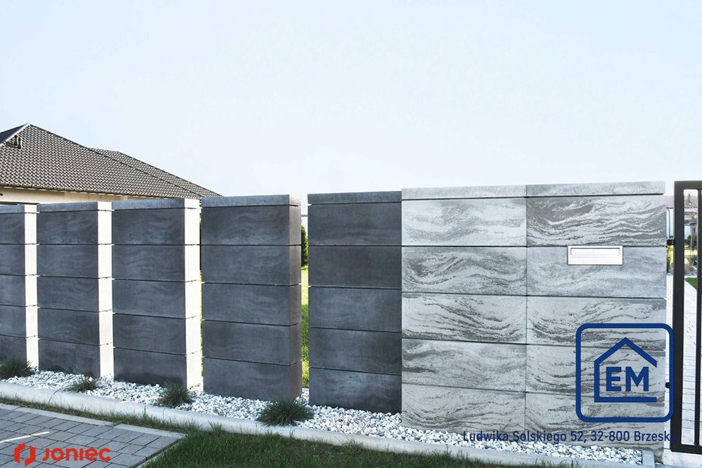 Pustaki ogrodzeniowe JONIEC - ROMA MEGA - RM19 - nowoczesna forma