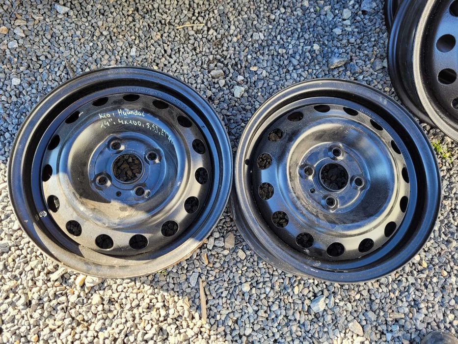 FELGI Stalowe Stalówki 2szt Kia Hyundai 14 cali 4x100