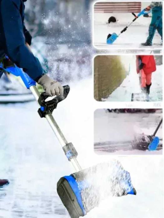 Аккумуляторный снегоуборщик , бесщёточным мотором и 2- АКБ уборка снег