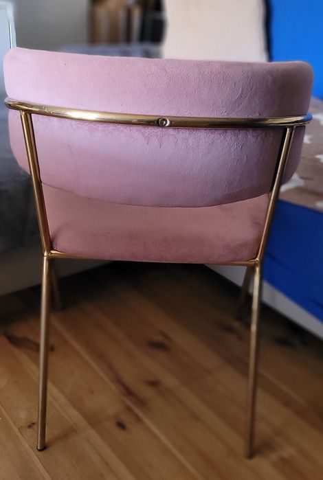 6 krzeseł welurowych glamour