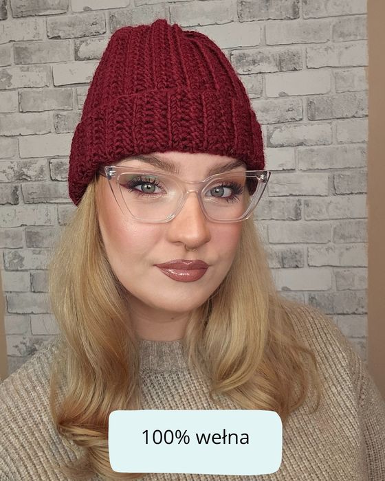 Czapka wełniana 100%