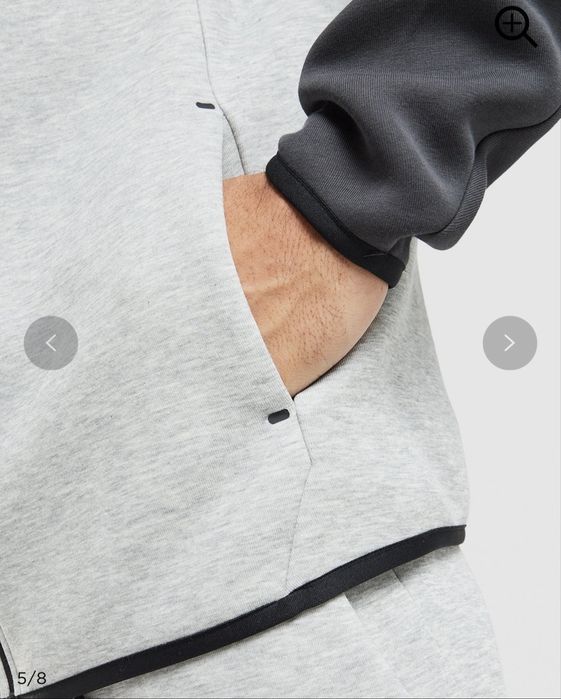 Оригінал   Кофта  Nike Tech Fleece Grey 2026р  IH4302-063 /S, M, L /