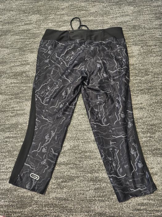 Kalenji Decathlon damskie sportowe spodenki legginsy 3/4 rozmiar M