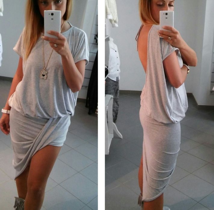 Komplet wiskozowy spódnica+bluzka bocca