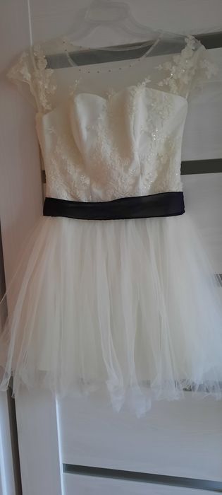 Elegancka sukienka na wesele, ślub (wieczorowa)