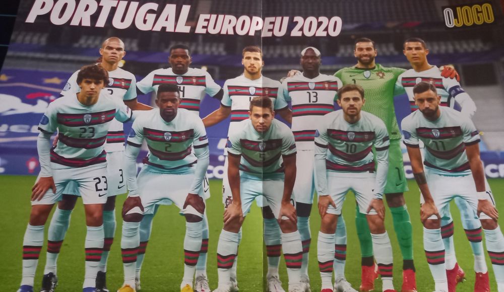 poster Seleção de Portugal euro de 2020 com Ronaldo